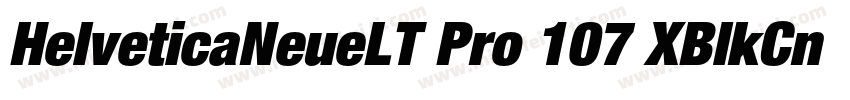 HelveticaNeueLT Pro 107 XBlkCn字体转换